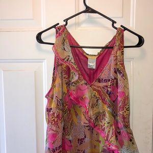 Alain Weiz Flower Pattern Top